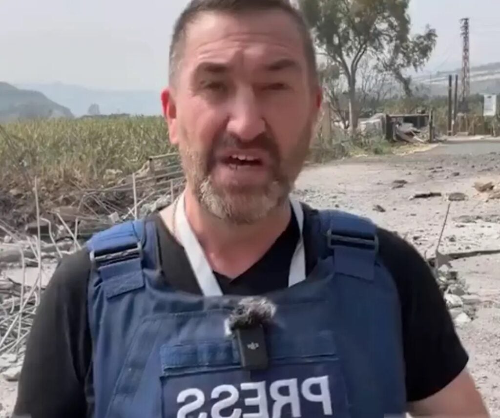 British Journalist Steven Sweeney Wounded in Lebanon Strike While Broadcasting Live for Russian State Media
